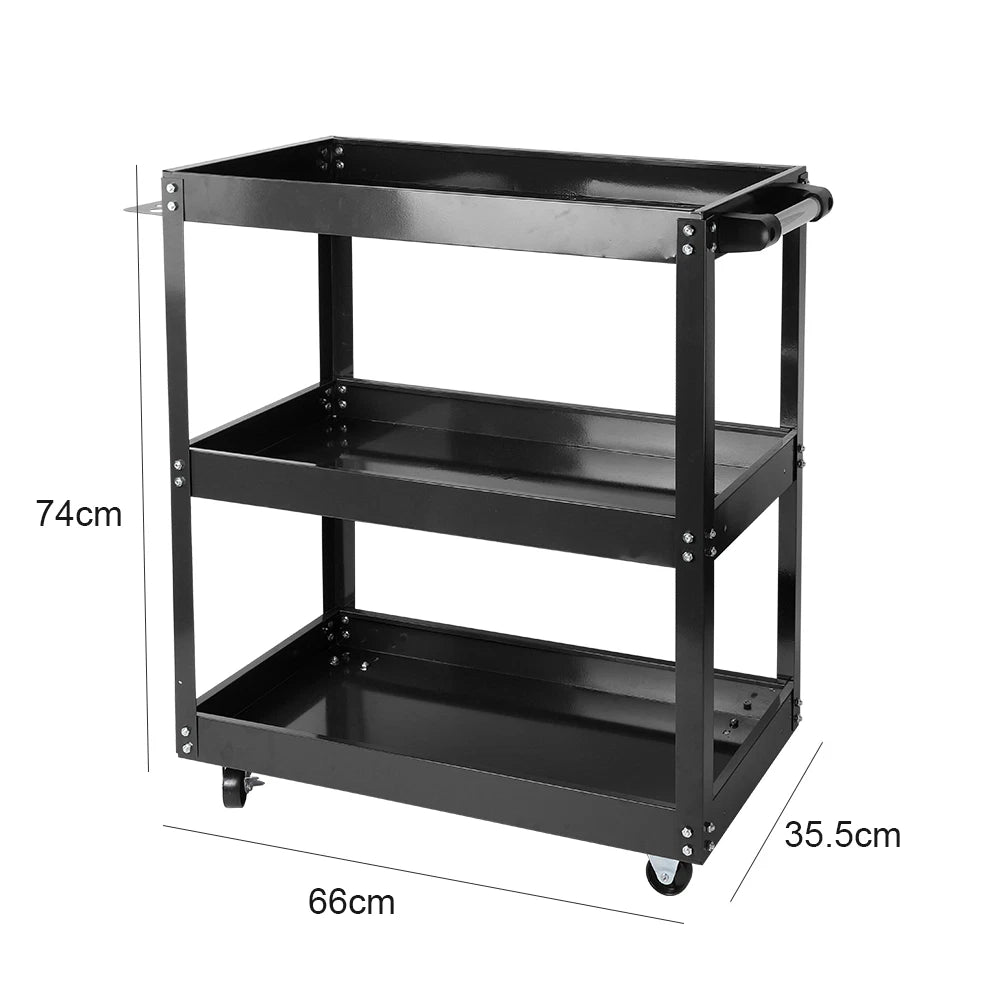 3 Tier Heavy Duty Mechanic Service Tool Cart - 200kg