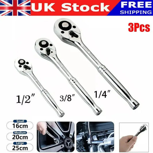 3pcs Ratchet Handle Set